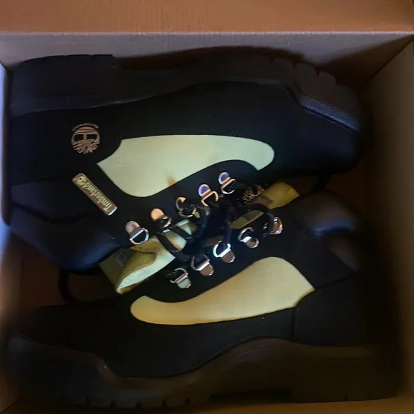 Black and lime green field boots Timberland Timberland Men main image 4